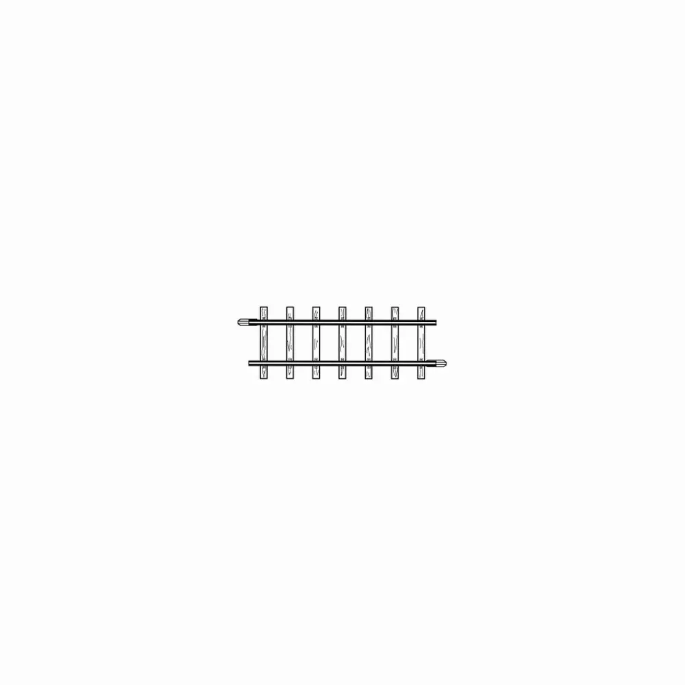 Rail droit 56,5 mm code 100 - Bemo 4282000 - HOm 1/87 - 2R