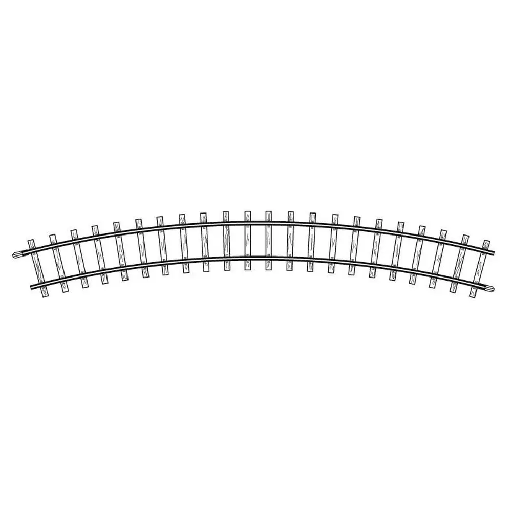 Rail courbe 30°, rayon 330mm - BEMO 4230000
