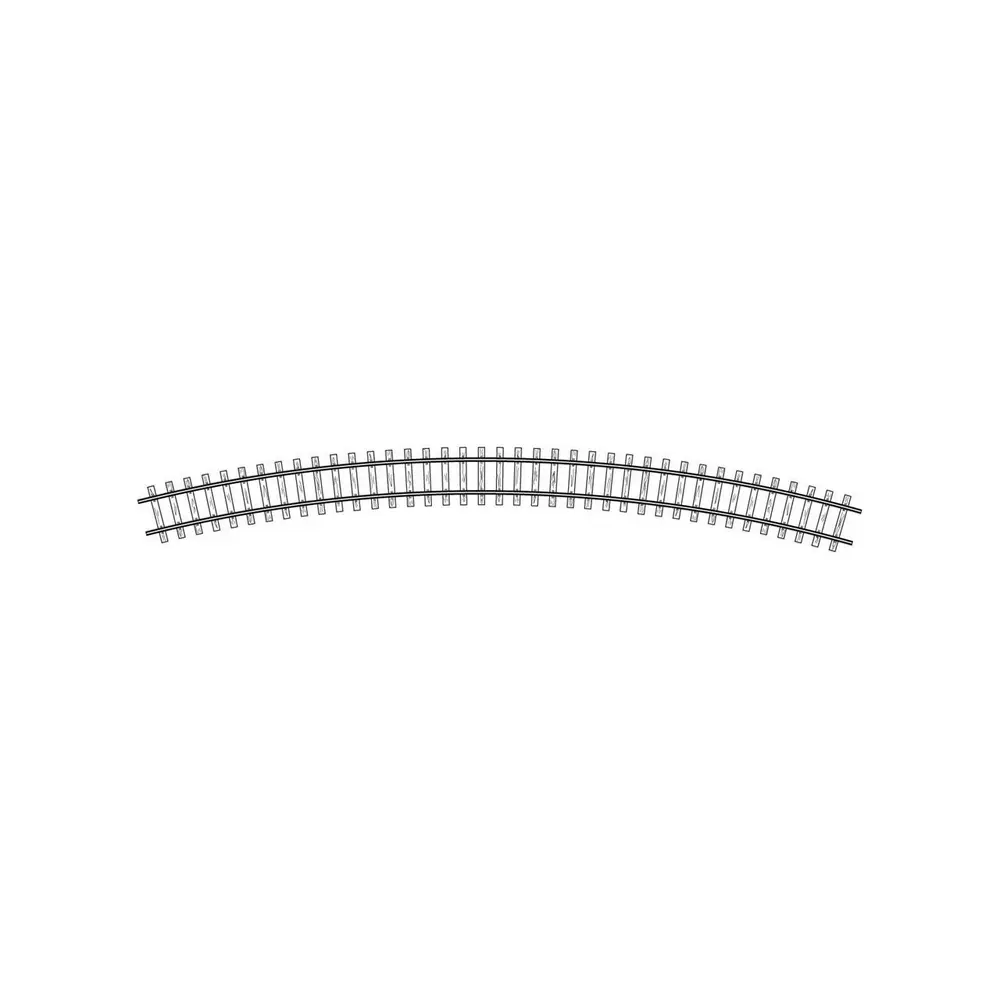 Rail courbe 520 mm 30° code 70 - Bemo 4294507 - HOm 1/87 - 2R