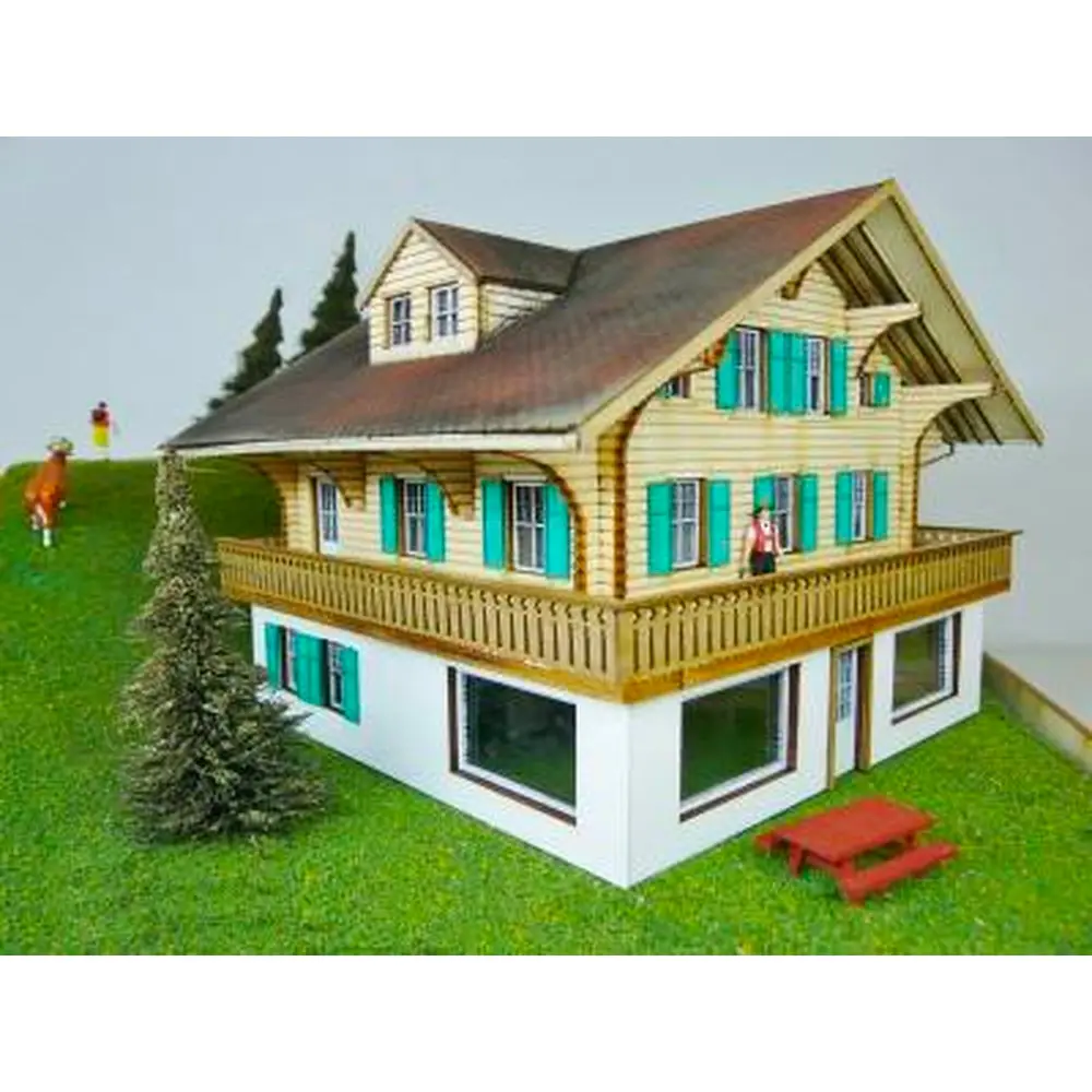 Chalet de Tourisme - Bois Modélisme 106003 - HO 1/87