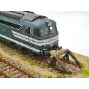 Heurtoir Métallique LED - BOIS MODELISME 113002 - HO 1/87
