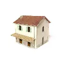 Gare PLM 2 portes Bois Modelisme 101010 - HO 1/87 - 122x105x110mm