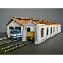 Remise PLM trois voies - Bois Modélisme 105004 - HO 1/87