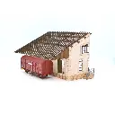 Demi-Halle PLM 3 Portes - Bois Modélisme 102009 - HO 1/87