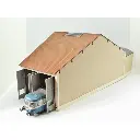 Rotonde pour Autorail Bois Modelisme 104003 - HO 1/87