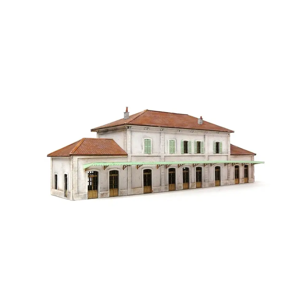 2 Ailes pour gare PLM 5 portes - Bois Modelisme 201010 - N 1/160