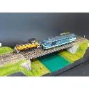 Pont métallique 2 voies avec culées - 150 mm Bois Modelisme 108008 - HO 1/87