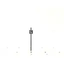 Pancarte "G" Voie de Service BOISMODELISME 115003 - HO 1/87 - SNCF