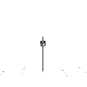 Pancarte "PN 100" passage à niveau N°100 BOISMODELISME 115010 - HO 1/87 - SNCF