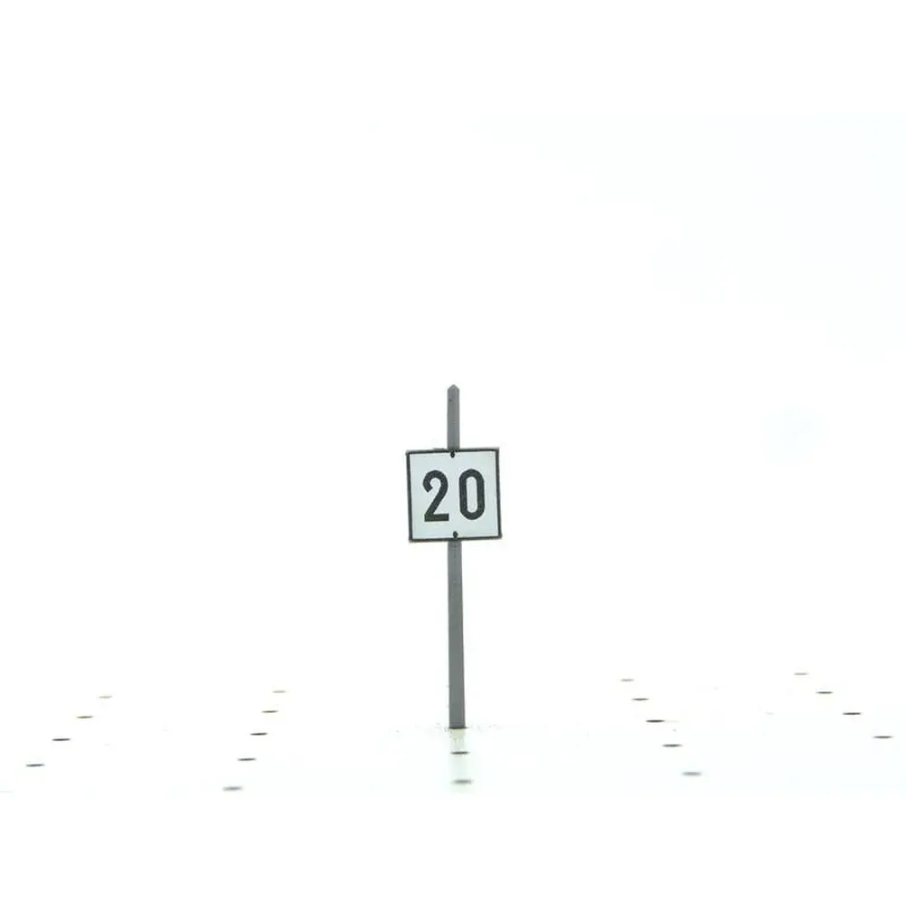 TIV "20" arrivée de limitation à 20km/h  BOISMODELISME 115014 - HO 1/87 - SNCF