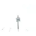 TIV "20" arrivée de limitation à 20km/h  BOISMODELISME 115014 - HO 1/87 - SNCF