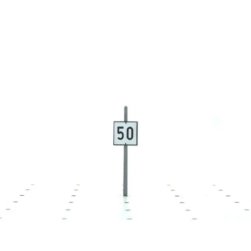 TIV "50" arrivée de limitation à 50km/h  BOISMODELISME 115015 - HO 1/87 - SNCF