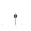 Pancarte Fin "Baissez Pantographes" BOISMODELISME 115024 - HO 1/87 - SNCF