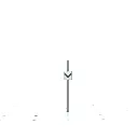 Pancarte Chevron - Entrée/fin aiguille/gare BOISMODELISME 115025 HO 1/87 - SNCF