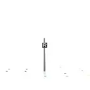 Pancarte "R" Fin de vitesse limitée BOISMODELISME 115029 - HO 1/87 - SNCF