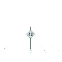 TIV losange "40" limitation 40 km/h BOISMODELISME 215019 - N 1/160 - SNCF