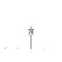 TIV "70" arrivée de limitation à 70km/h  BOISMODELISME 215016 - N 1/160 - SNCF