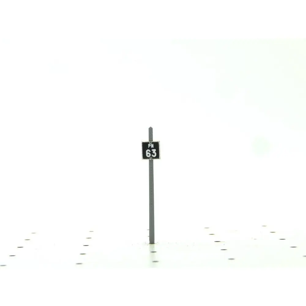 Pancarte "PN 63" passage à niveau N°63 BOISMODELISME 215009 - N 1/160 - SNCF