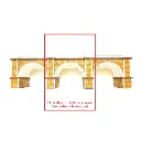 Viaduc de deux voies - Bois Modélisme 109012 - HO 1/87 - 165 mm