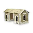 Abris de quai PLM - Bois Modélisme 101016 - HO 1/87 - Maquette à monter