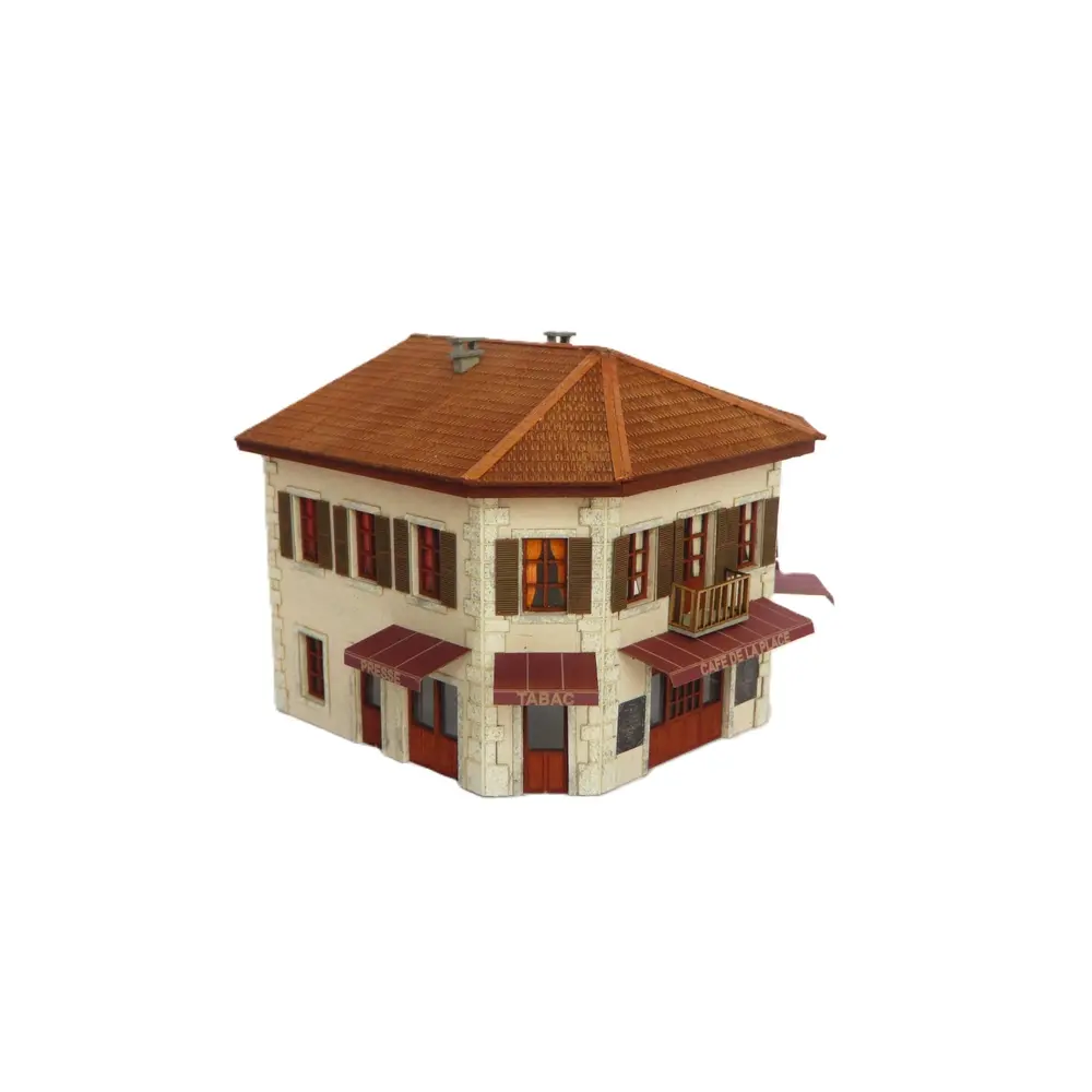 Petit café de la place - Bois Modélisme 107004 - HO 1/87