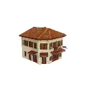 Petit café de la place - Bois Modélisme 107004 - HO 1/87