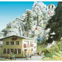 Téléphérique "Kanzelwand" avec 6 cabines Brawa 6280 - HO : 1/87