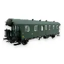 Voiture voyageurs B5 ½ TMFP "boites à tonnerre" - Brawa 46716 - HO 1/87 - SNCF- EP III - 2R - Analogique