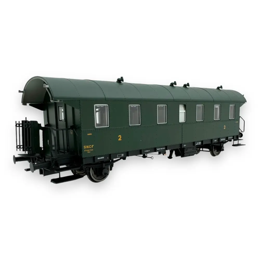 Voiture voyageurs B6 TMFP "boites à tonnerre" - Brawa 46718 - SNCF - HO 1/87 - EP III - 2R - Analogique