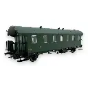 Voiture voyageurs B6 TMFP "boites à tonnerre" - Brawa 46718 - SNCF - HO 1/87 - EP III - 2R - Analogique