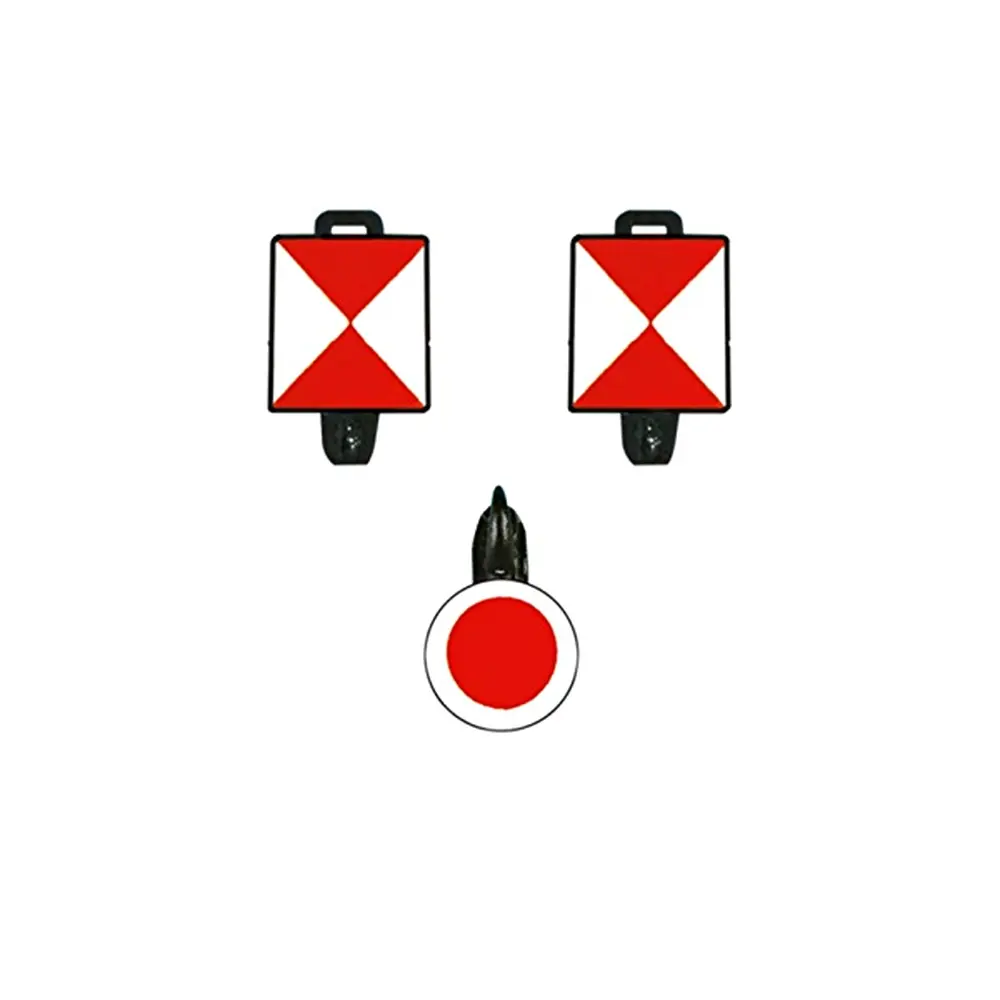 Disques de fin de convoi - HO 1/87 - Brawa 2231