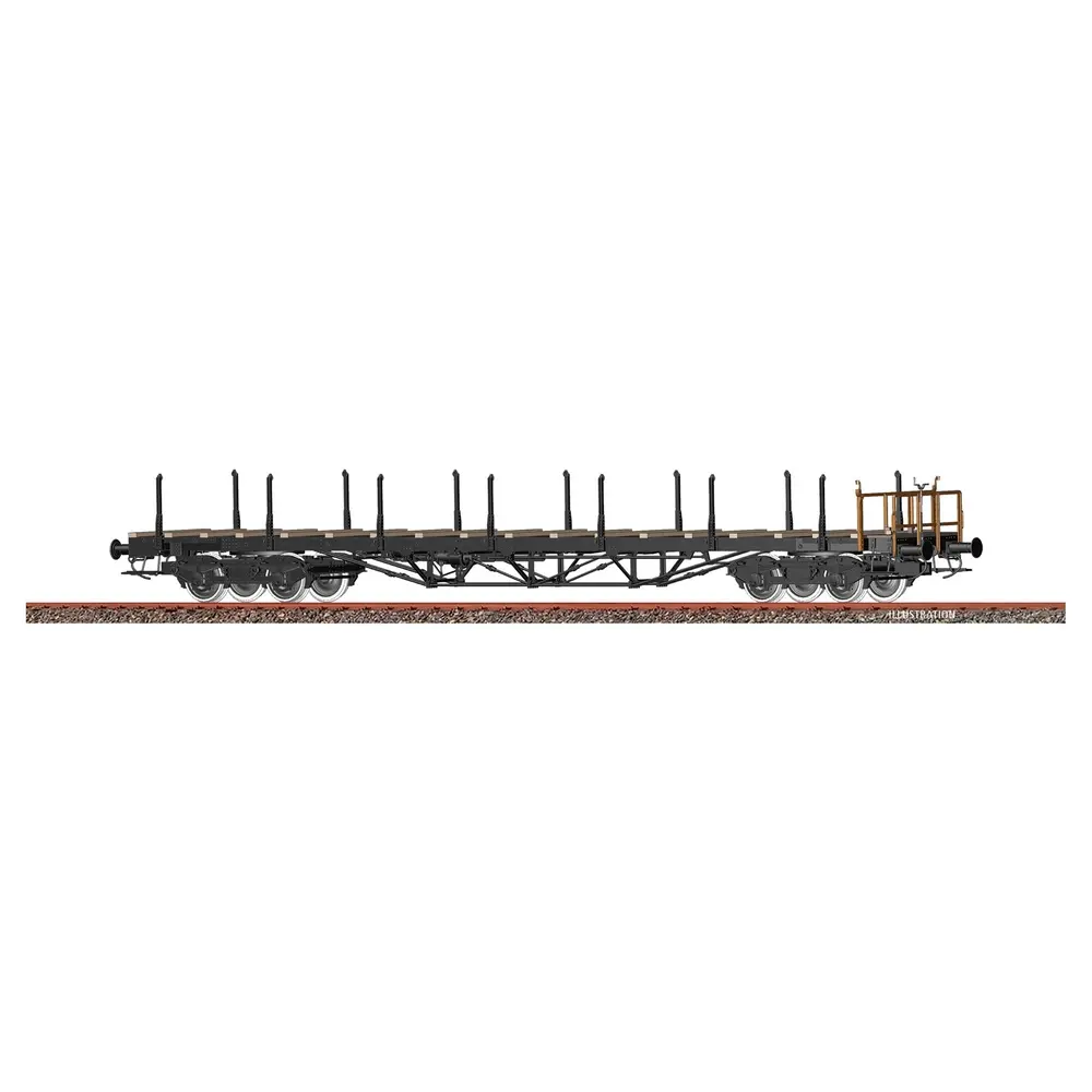 Wagon plat à ranchers - Brawa 50658 - SNCF - HO 1/87 - EP III - 2R - Analogique