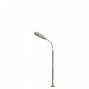 Réverbère courbé tête rectangulaire LED - Hauteur 105 mm BRAWA 84031 - HO 1/87