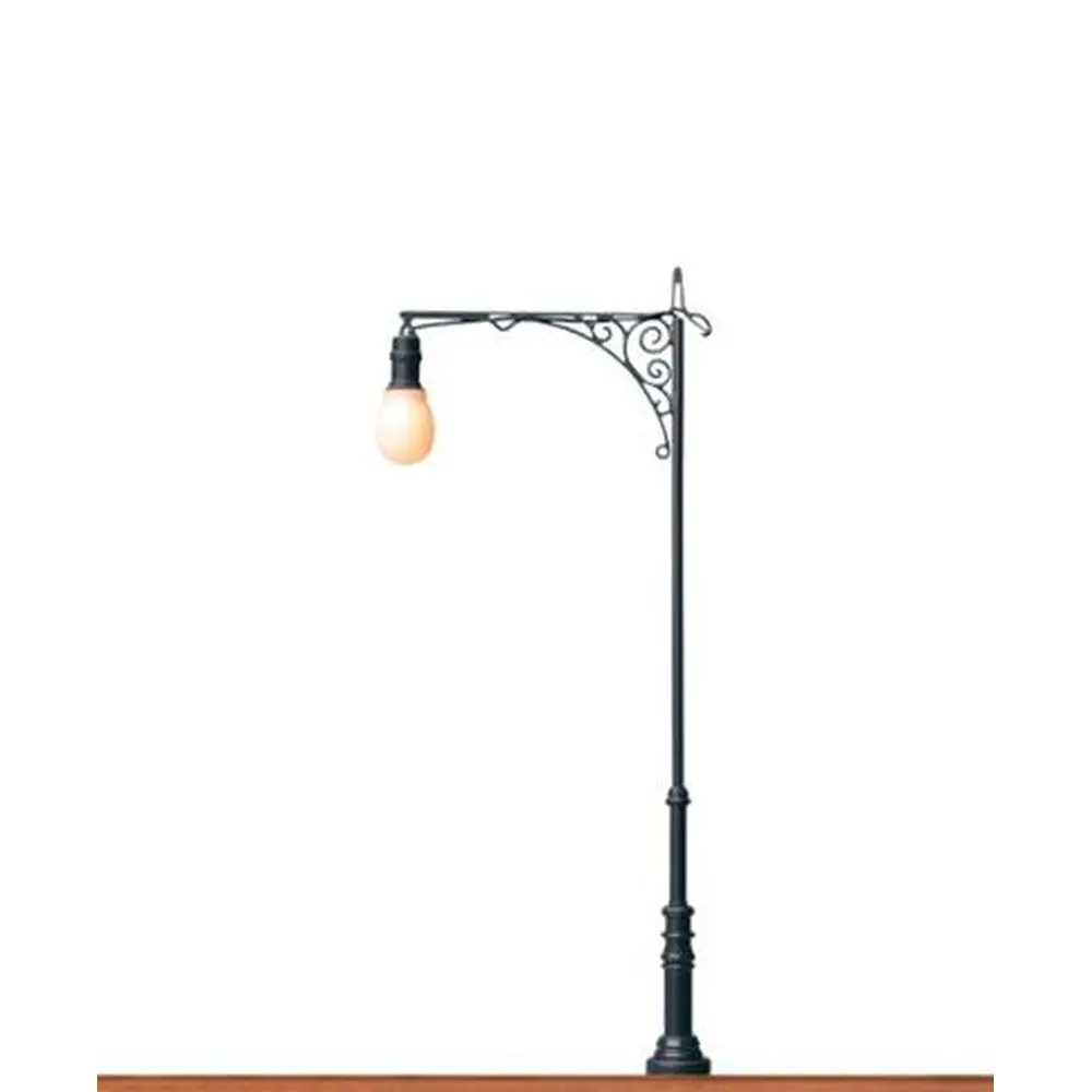Réverbère de Parc simple LED - Hauteur 100 mm BRAWA 84028 - HO 1/87