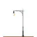 Réverbère de Parc simple LED - Hauteur 100 mm BRAWA 84028 - HO 1/87