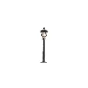 Lanterne de Parc simple LED - Hauteur 60 mm BRAWA 84022 - HO 1/87