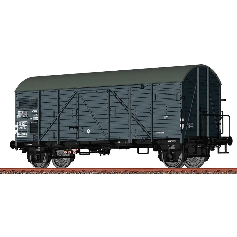 Wagon de marchandises K "Europ" - Brawa 50730 - HO 1/87 - SNCF  - EP III - 2R - Analogique