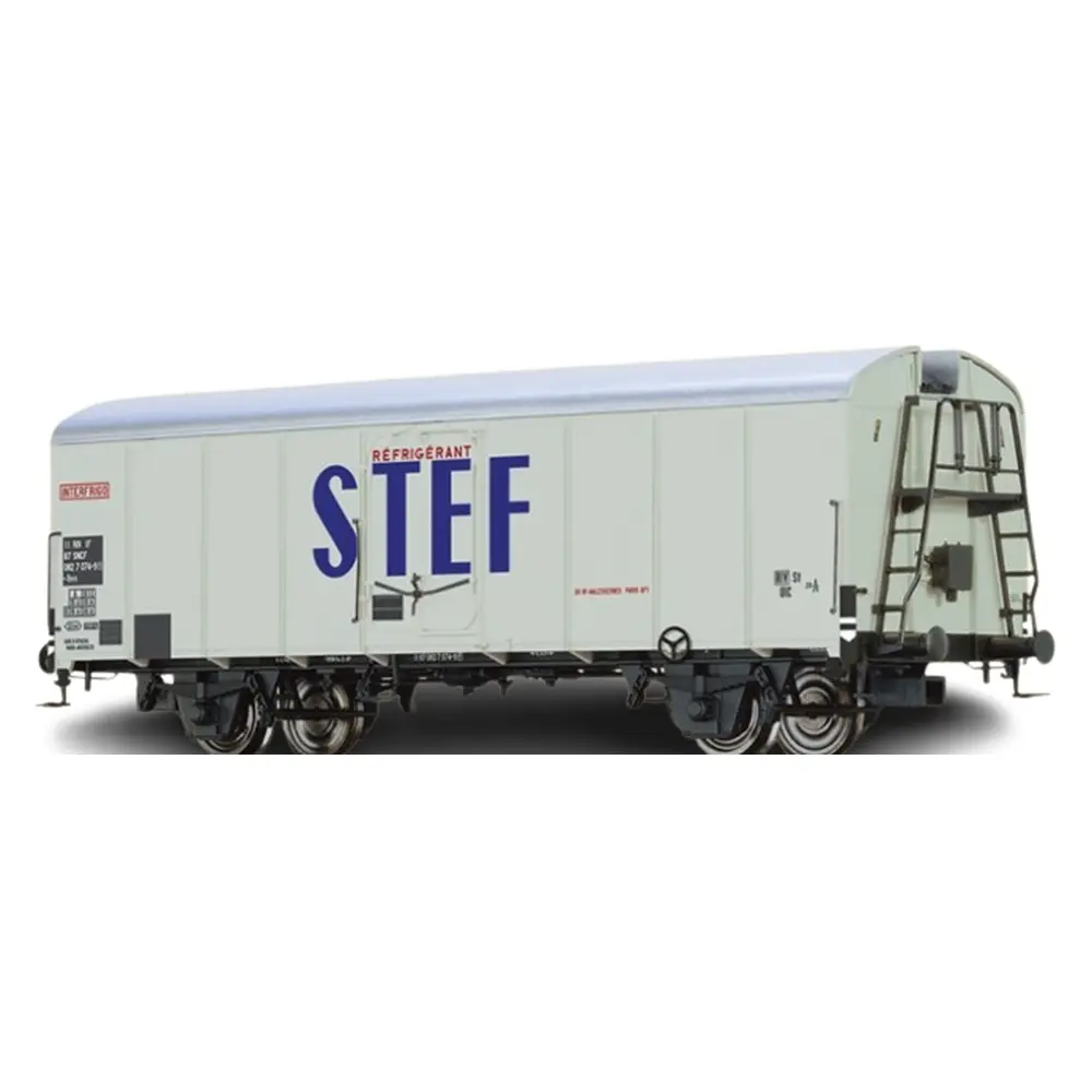 Wagon frigorifique IBES "STEF" - Brawa 67121 - N 1/160 - SNCF - Ep IV - 2R