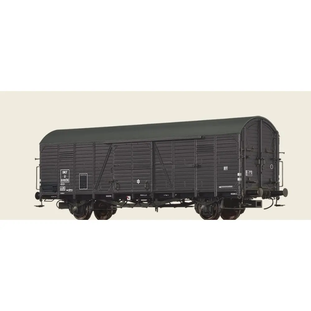 Wagon couvert - Brawa 50495 - HO 1/87 - SNCF - EP III - 2R