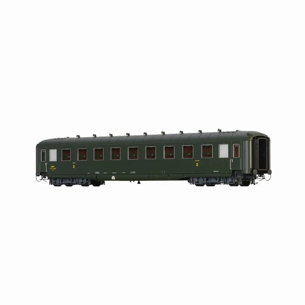 Voiture voyageurs B10 myfi, 2e classe, "ex type 39 allemande" - Brawa 51121 - HO 1/87 - SNCF - Ep III - 2R