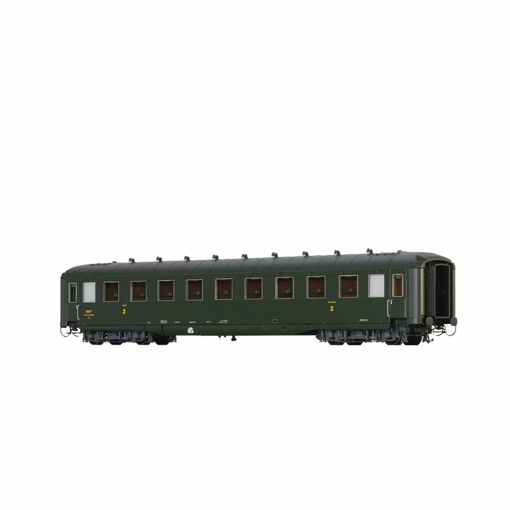 Voiture voyageurs B10 myfi, 2e classe, "ex type 39 allemande" - Brawa 51122 - HO 1/87 - SNCF - Ep III - 2R