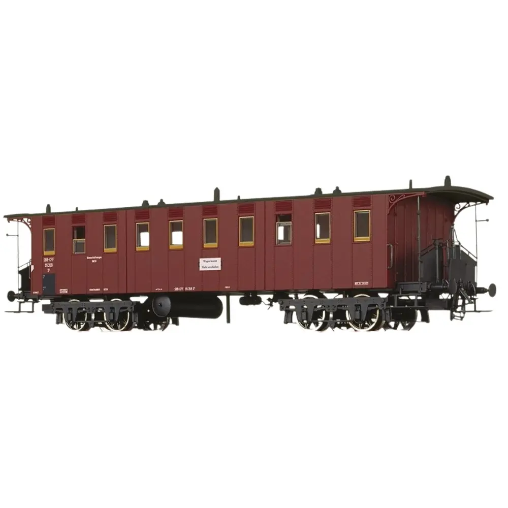 Voiture voyageurs N°95358 - Brawa 45712 - HO 1/87 - SBB - EP III - 2R