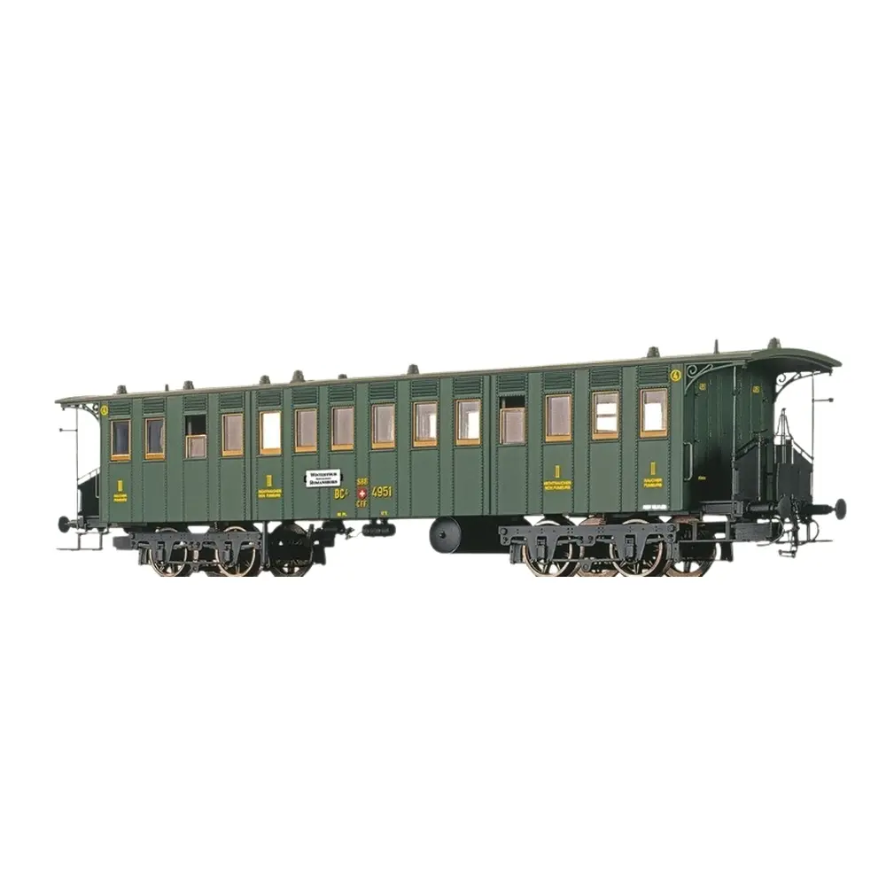 Voiture voyageurs BC4 - Brawa 45713 - HO 1/87 - SBB/CFF - EP II - 2R