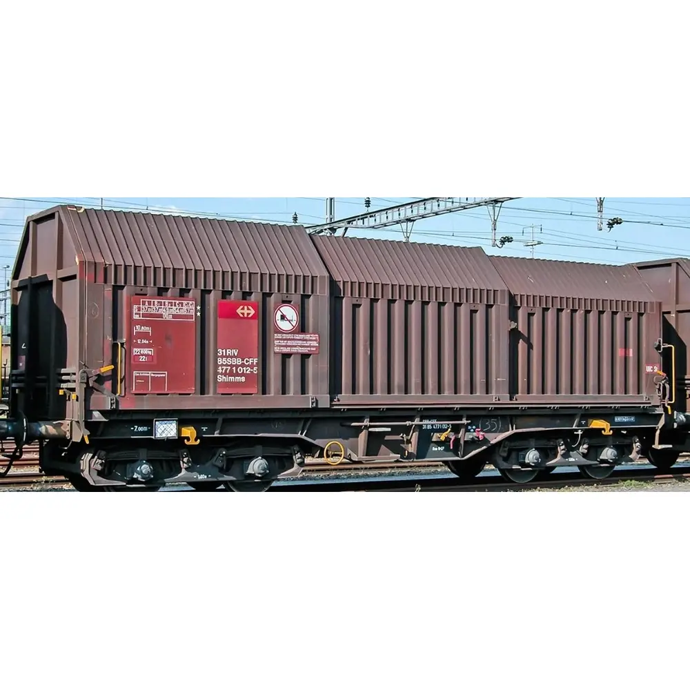 Wagon couvert - Brawa 51015 - HO 1/87 - SBB - EP V - 2R