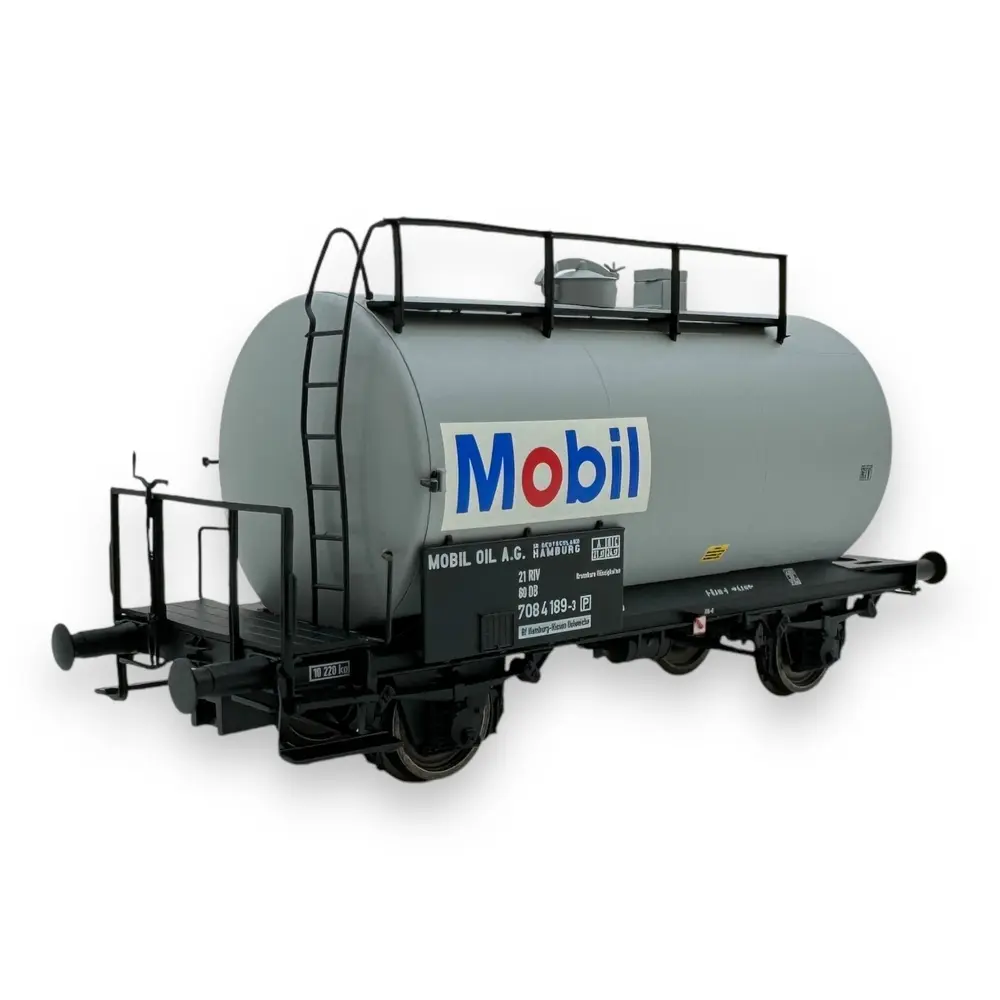 Wagon citerne Mobil - Brawa 50030 - HO 1/87 - DB - Ep IV - 2R