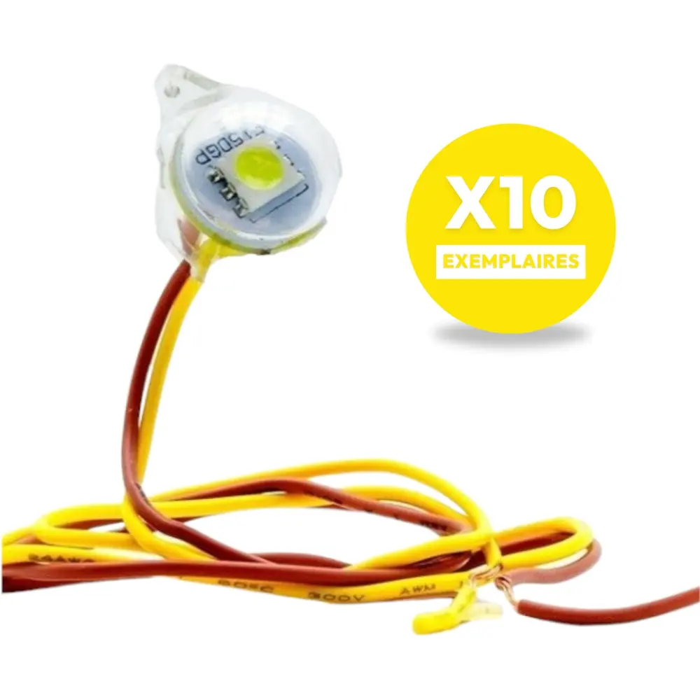 Lot 10 éclairages LED néon blanc - Brawa 94705