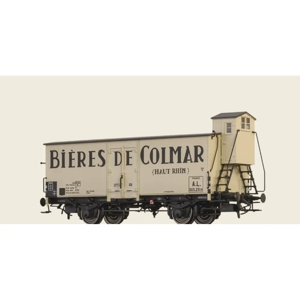 Wagon bière "Bières de Colmar" - Brawa 51257 - HO 1/87 - AL - III