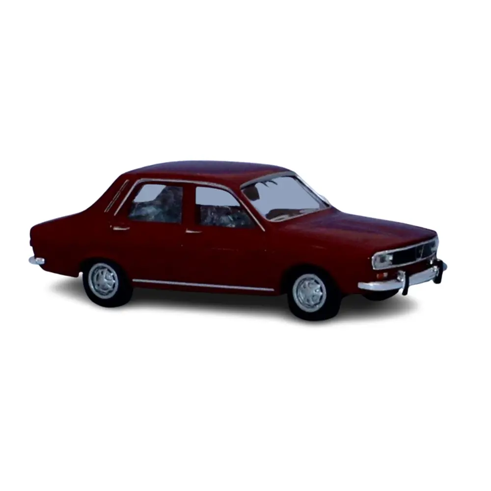 Voiture Renault 12 TL livrée rouge bordeaux SAI 2225  - HO : 1/87 -