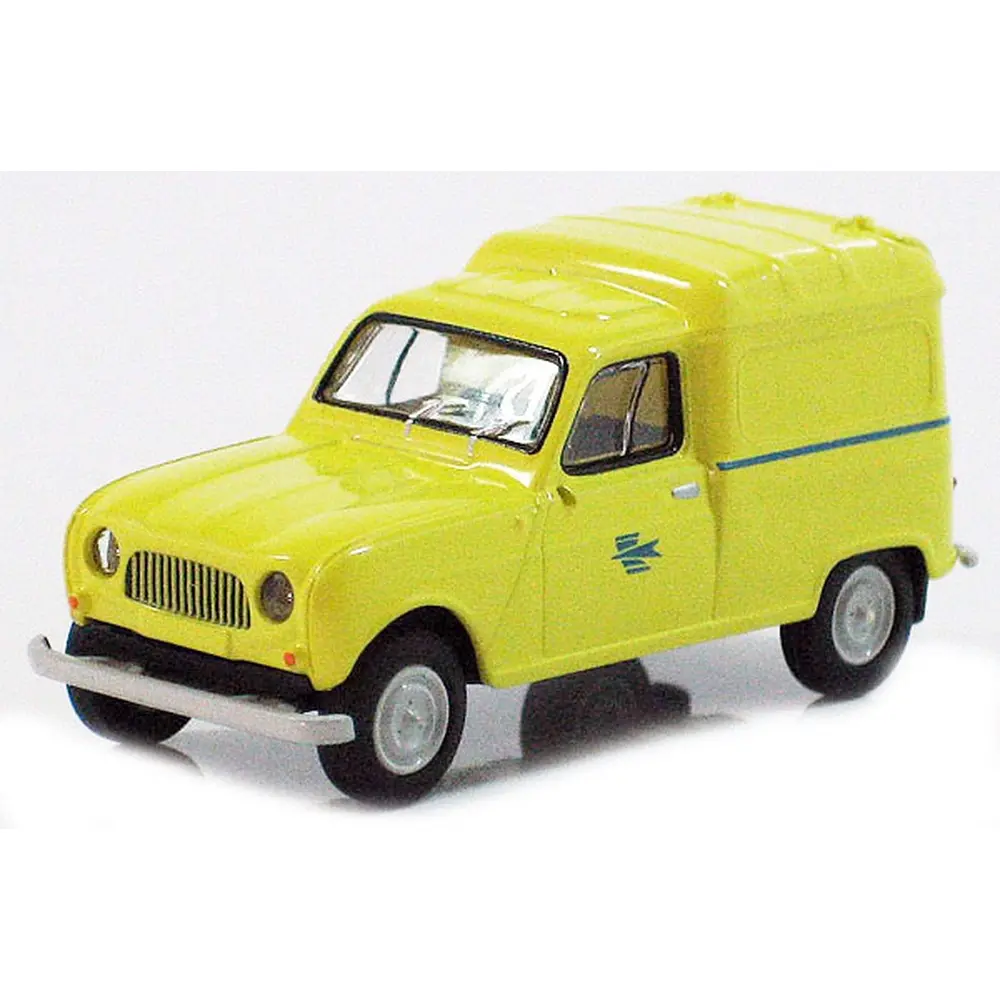 Renault 4 Fourgonnette - 1961 - PTT - BREKINA 2421 - HO : 1/87 - SNCF
