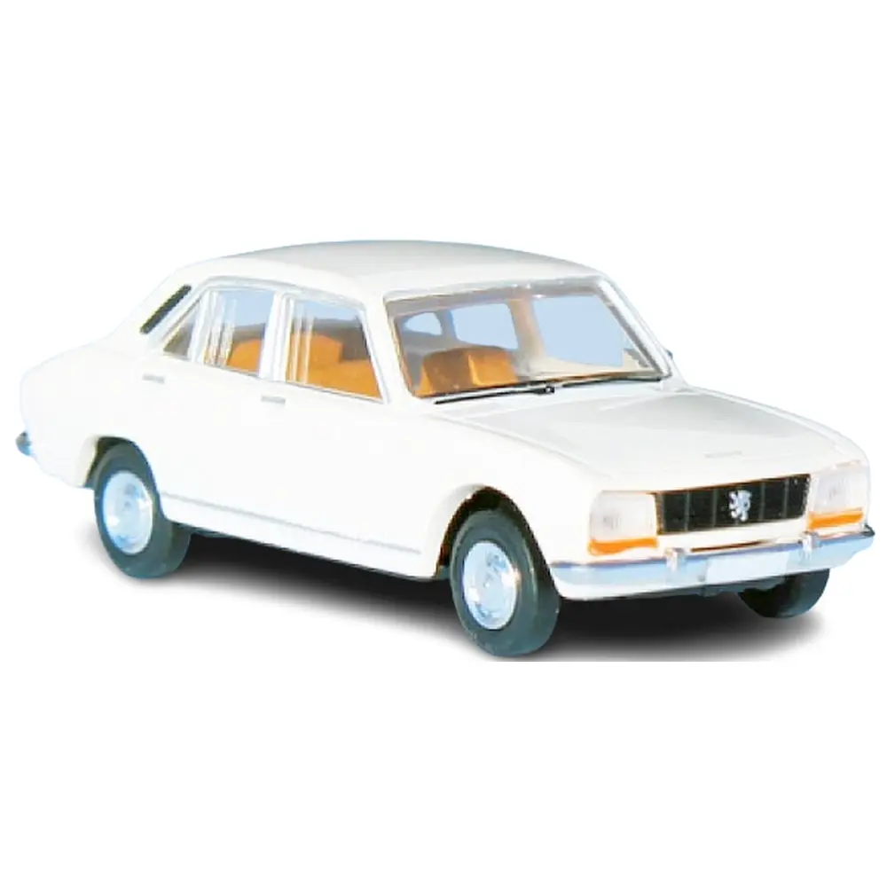Peugeot 504 - Blanche - BREKINA 2081 - HO 1/87